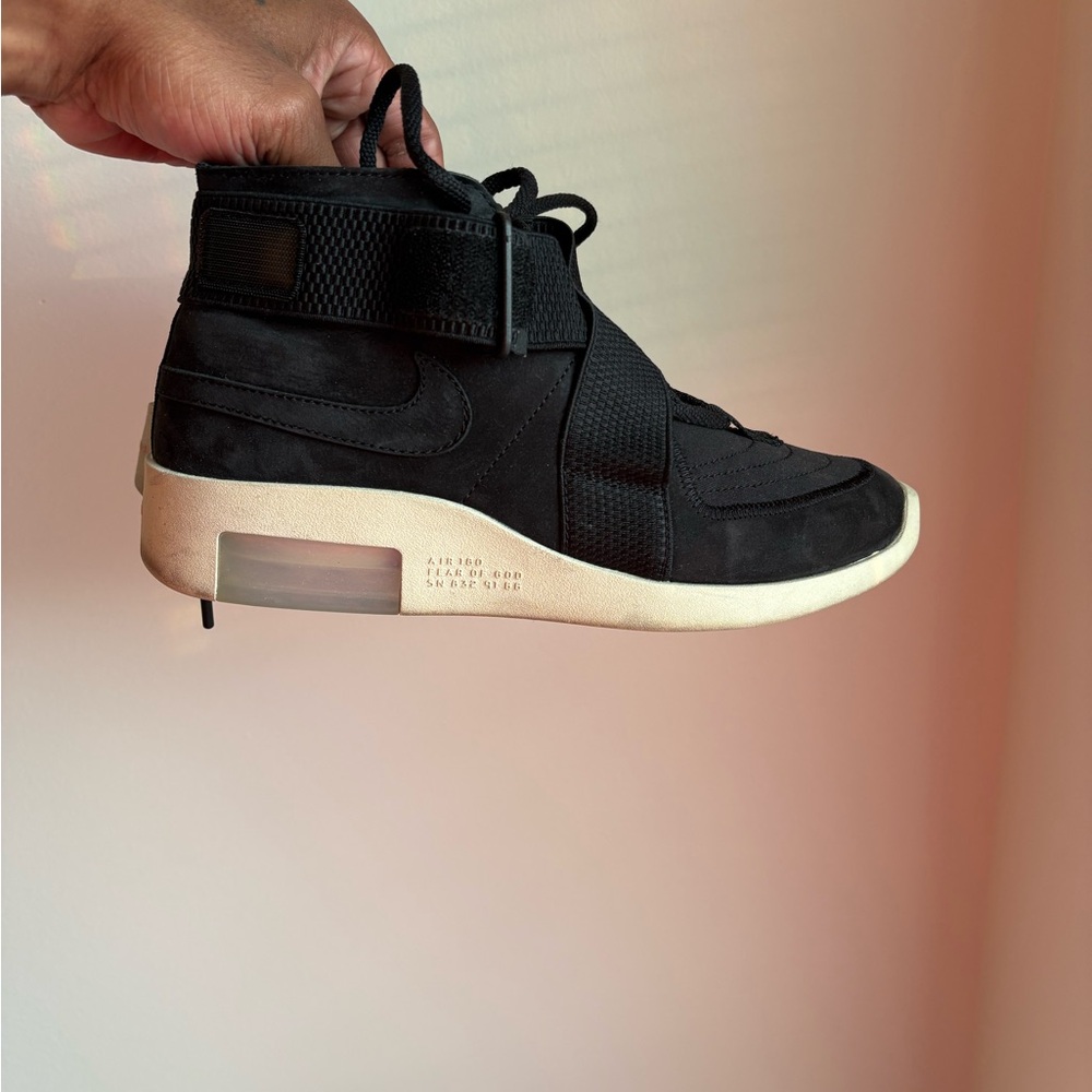 Nike Air FOG Black High-Top Strap Sneaker